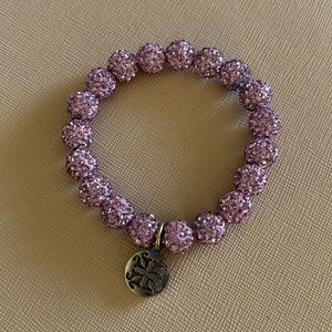 Lilac Rustic Cuff Bracelet